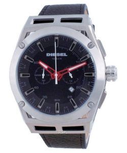 Diesel Timeframe Chronograph Leather Quartz DZ4543 100M Mens Watch
