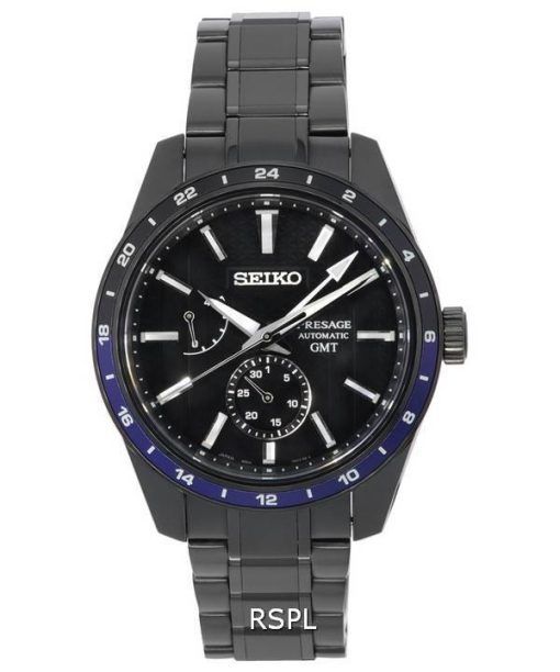 Seiko Presage Sharp Edged Series ZERO HALLIBURTON Limited Edition Black Dial Automatic SPB271 SPB271J1 SPB271J 100M Men's Watch