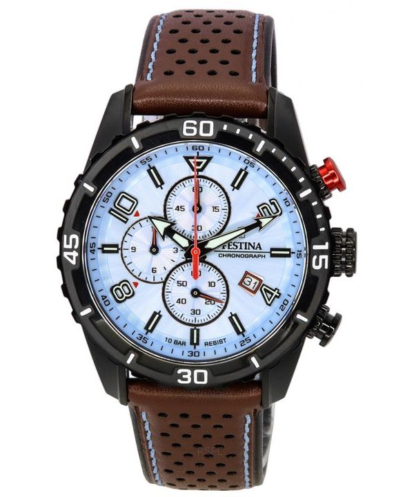 Festina Sport Chronograph Blue Dial Quartz 20519-1 100M Men\'s Watch -  ZetaWatches