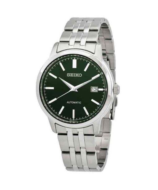 Seiko Discover More Stainless Steel Green Dial 23 Jewels Automatic SRPH89K1 100M Men's Watch