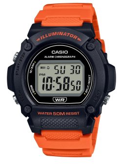 Casio Youth Digital Alarm Quartz W-219H-4AV W219H-4 Men's Watch
